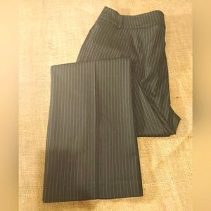 AK Anne Klein Size 16 Black Pants with Pinstripe